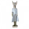 Figurka królika w mundurze niebieskim 22,5cm 3626