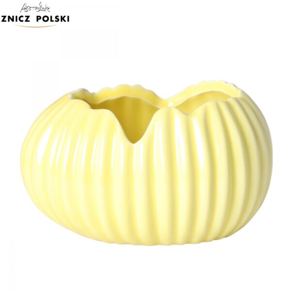 Skorupka ceramiczna 14cm ŻÓŁTA