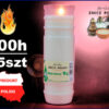 Wysokiej jakości wkłady woskowe do zniczy czas palenia 100h W4 (35 szt.)