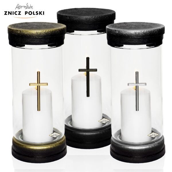 Elegancki prosty znicz w formie walca z serii exclusive