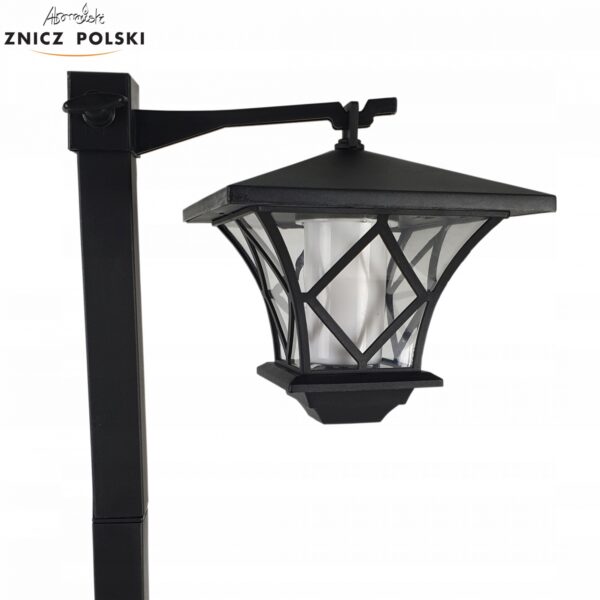 Ogrodowa lampa solarna wysoka latarenka